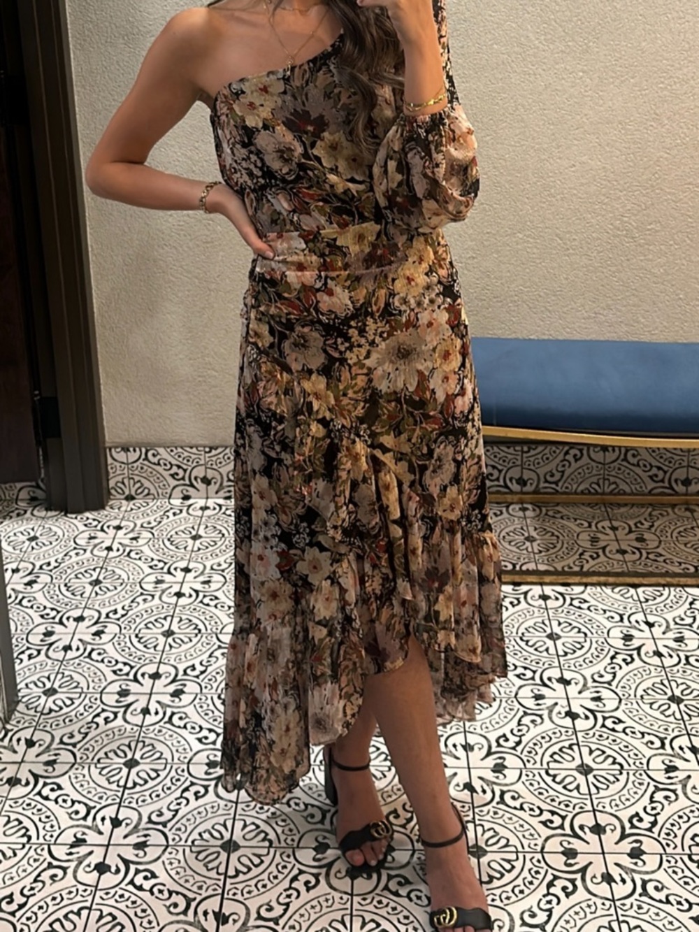 ASTR label dress off the shoulder